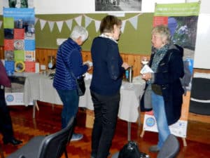 Getting the message out there - our stand at Langton Matravers Village Hall 16th May 2017.